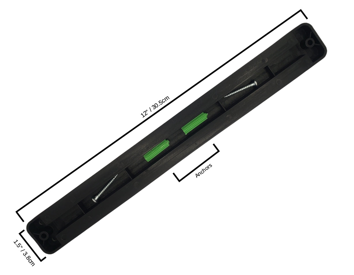 Magnetic Knife/Tool Rack - 4 Black