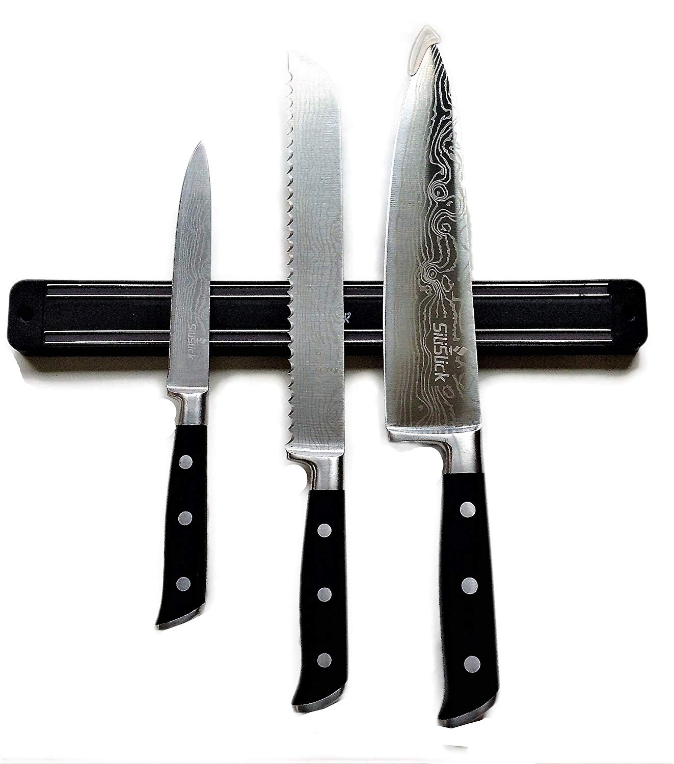 Magnetic Knife/Tool Rack - 4 Black