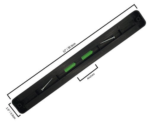 Magnetic Knife/Tool Rack - 4 Black